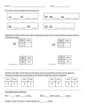 eureka math lesson 18 homework grade 1 module 4