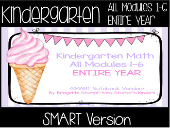 Preview of EngageNY Eureka TEKS Math Entire Year ALL of the Kindergarten Math Modules 1-6