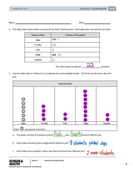 eureka math grade 1 lesson 2 homework
