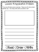 Engage NY Eureka Math Grade 2 Module 4 Application Problems Journal OLD ...