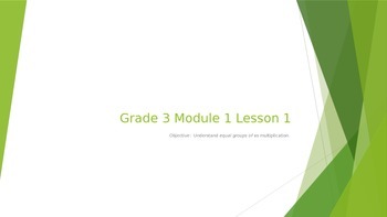 Preview of EngageNY Grade 3 Module 1 Lesson 1