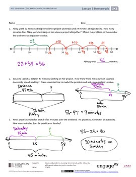 EngageNY (Eureka Math) Grade 3 Module 2 Answer Key by MathVillage