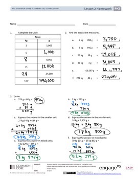 eureka math homework answer key grade 4