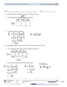 EngageNY (Eureka Math) Grade 4 Module 3 Answer Key by MathVillage