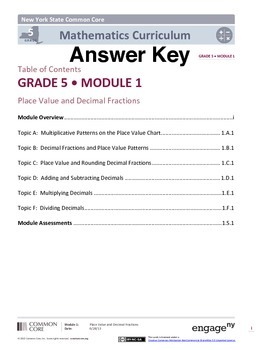 eureka math grade 5 homework answer key