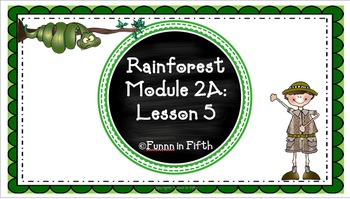 Preview of EngageNY PPT Fifth Grade: ELA Module 2A Unit 2 Lesson 5 w/ Supporting Materials