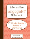 EngageNY Ratios & Unit Rates Module 1 6th Grade Math Interactive Notebook Set