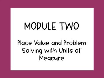 EngageNY and Eureka Math Objectives, Module 2, Third Grade by Allyson ...