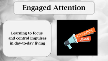 Preview of Engaged Attention Focus Concentration Study Skills SEL LESSON w 3 Videos PBIS