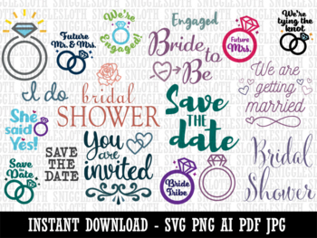 clipart download decal silhouette cameo cricut Wedding SVG Welcome To Our Wedding Bride Groom Bridesmaid Card Invitations Sign Ring