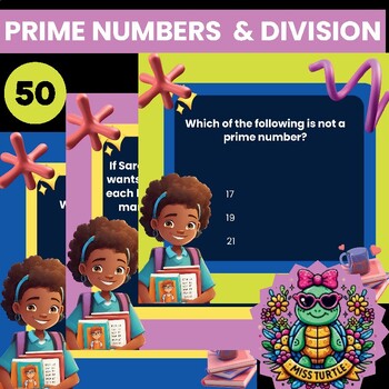 Preview of Engaging 4th Grade Math Questions: Prime Numbers and Division
