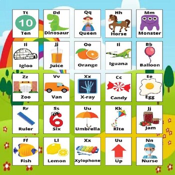 Engaging Alphabet ABC Flashcards Printable for Children by KidPrintables