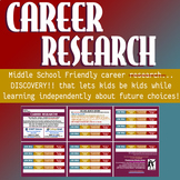 Engaging Career Research for Middle School!