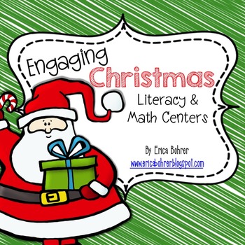 Preview of Engaging Christmas Literacy and Math Centers