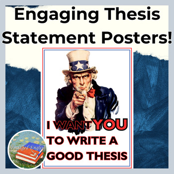 Preview of Engaging Classroom Posters for Mastering Thesis Statements
