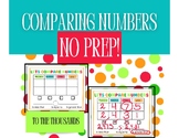 Engaging Comparing Numbers Worksheet!! Place Value! Math C