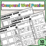 Engaging Compound Words Matching Game & Cut-and-Paste Work