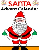 Engaging December Activity: Santa Advent Calendar Craft, B