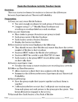 Preview of Engaging Discovery Activity to Teach Theoretical Vs Experimental Probability