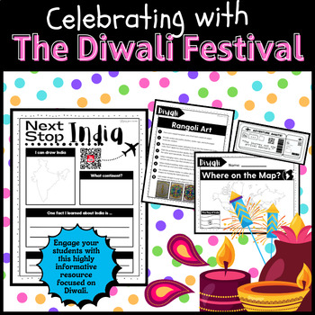Preview of Engaging Diwali Holiday Activities | Teach Cultural Diversity | ELA Focused