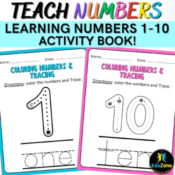 Preview of Engaging Early Learning Book: Explore Numbers 1-10 with Fun Activities for Kids!