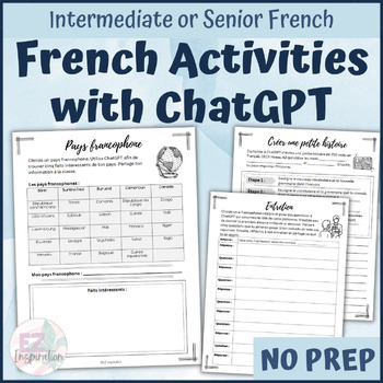 Preview of Engaging French Activities with ChatGPT | ChatGPT Classroom Activities