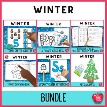 Preview of Winter Center Activities Bundle