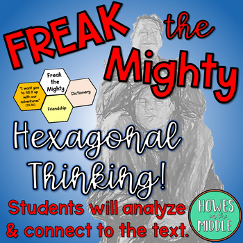 Preview of Engaging Hexagonal Thinking Activity for "Freak the Mighty" - Critical Thinking