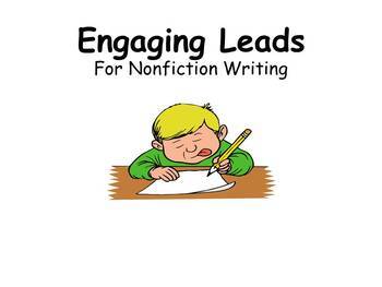 Preview of Engaging Leads for Nonfiction Writing (PowerPoint)