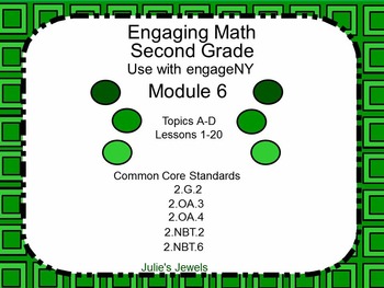 Preview of Engage NY Math (Eureka) Module 6 for Second Grade Power Point