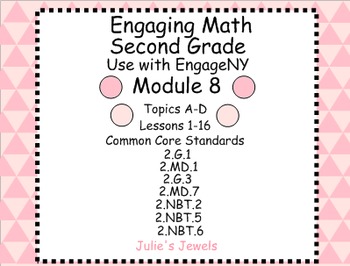 Preview of Engage NY Math (Eureka) Module 8 for Second Grade Power Point