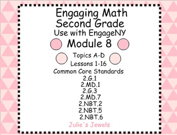 Preview of Engage NY Math (Eureka) Module 8 for Second Grade Smart Board