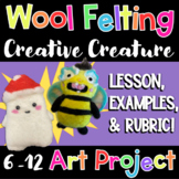 Engaging Needle Felting Art Project - Creative Wool Feltin