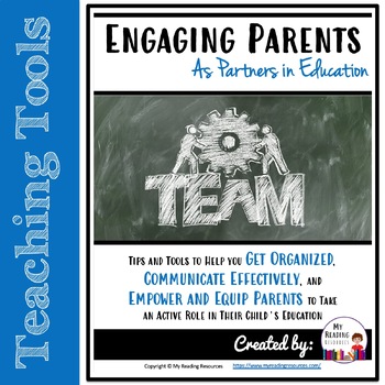 Preview of Engaging Parents As Partners in Education (includes Google Drive Templates)