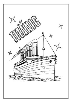 Titanic Coloring Book for Kids