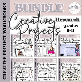 Preview of Engaging Project Ideas for Teens BUNDLE