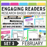 February Reading Comprehension, Winter Read Aloud Lesson P