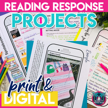 Preview of Social Media Reading Activities for Any Novel Digital & Print