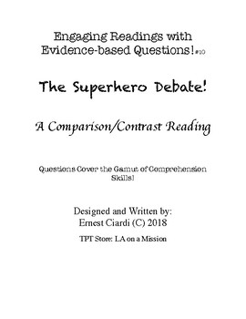 Preview of Engaging Readings with Evidence-based Questions, #10