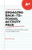 Engaging Reflective Back-to-School Activity Pack For ANY grade