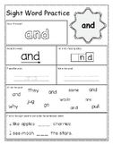 Engaging Sight Words Worksheets for Elementary Students - 