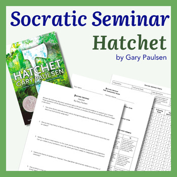 Preview of Engaging Socratic Seminar Resources for Hatchet by Gary Paulsen