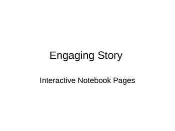 Preview of Engaging Story Interactive Notebook Pages