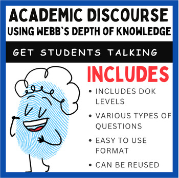 Preview of Academic Discourse using Webb's Depth of Knowledge