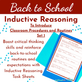 Engaging Task Sheets for Teaching Back-to-School Routines 