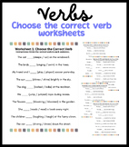 Verb Worksheets for Grades 1-3: A Time-Filling Resource
