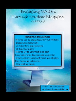 Preview of Engaging Writers Through Student Blogging