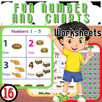 Preview of Engaging and Fun Number Charts for Early Learners