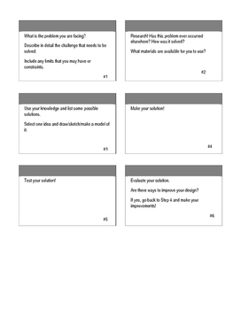 Preview of Engineer Design Process Interactive Notebook Activity