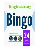 Engineering Bingo (STEM career exploration game, editable files)